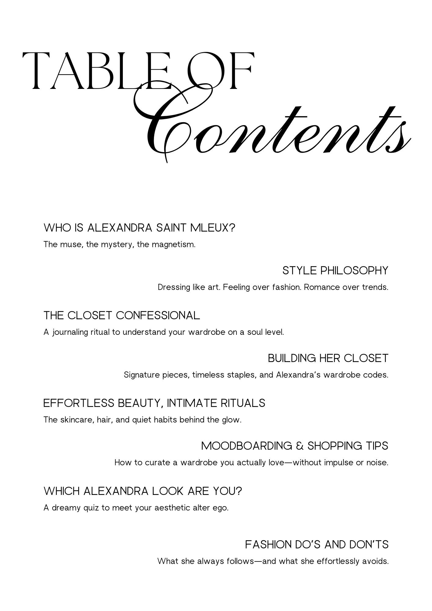 Whispers Of A Muse: The It-Girl Style of Alexandra Saint Mleux