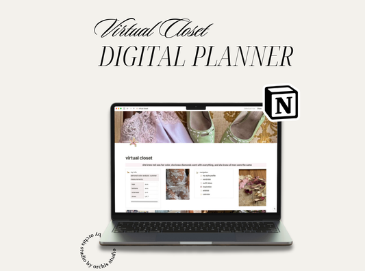 Virtual Closet Notion Template