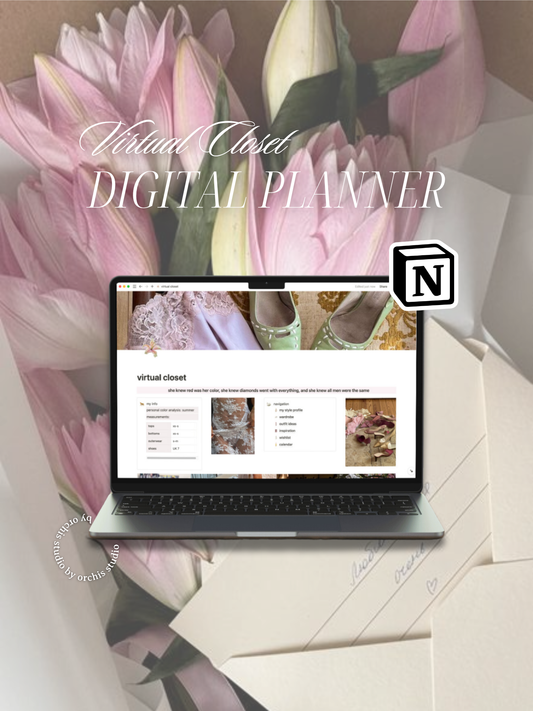 Virtual Closet Notion Template