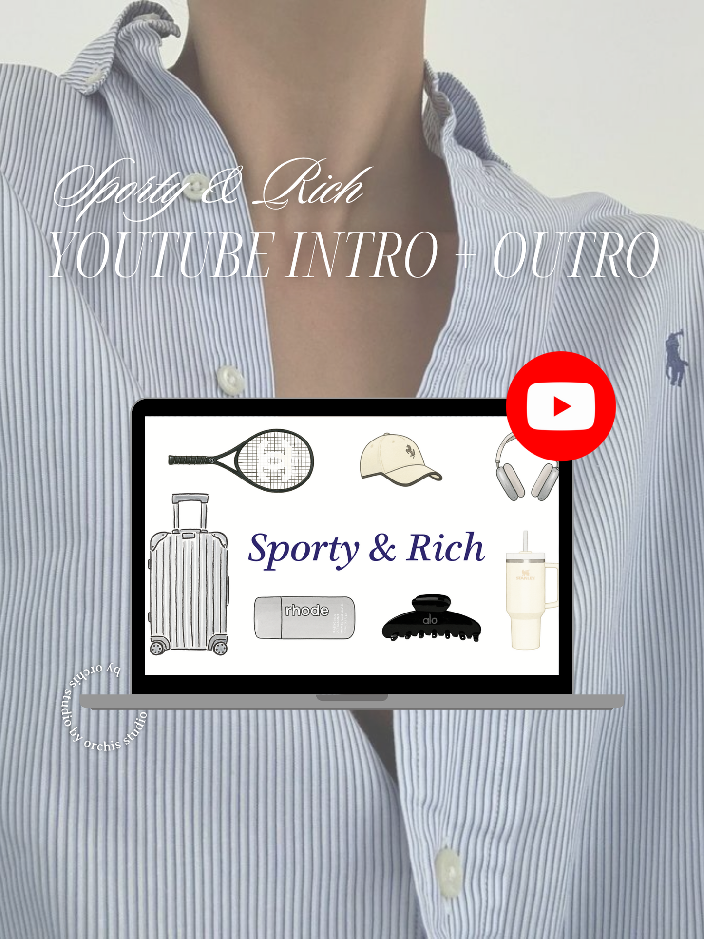 Sporty & Rich Youtube Intro & Outro Customizable Template