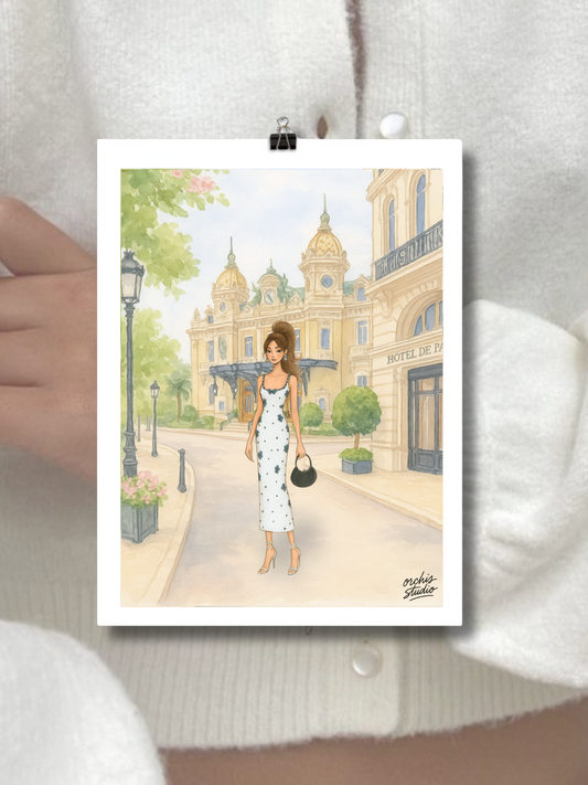 La Promenade, Monte Carlo: Clio Peppiatt, Monaco Casino, Hotel De Paris Poster