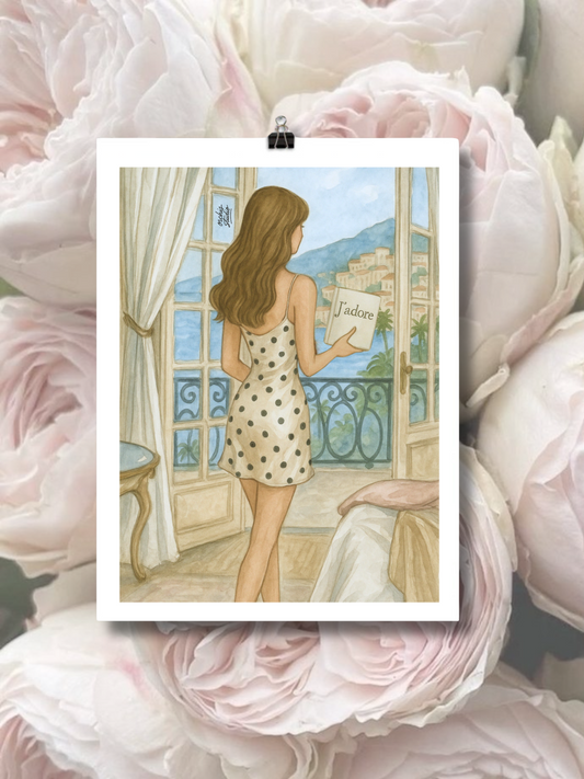 J’adore, Always: Monaco Balcony Poster